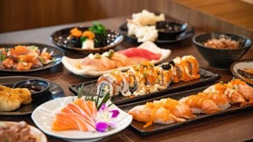 alimentares em restaurante japonês