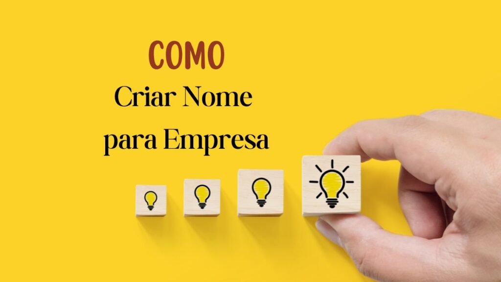 Como criar nome para empresa