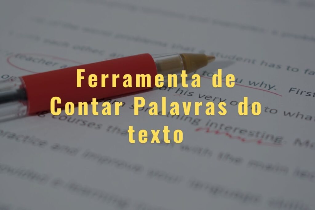 Contador de palavras do texto